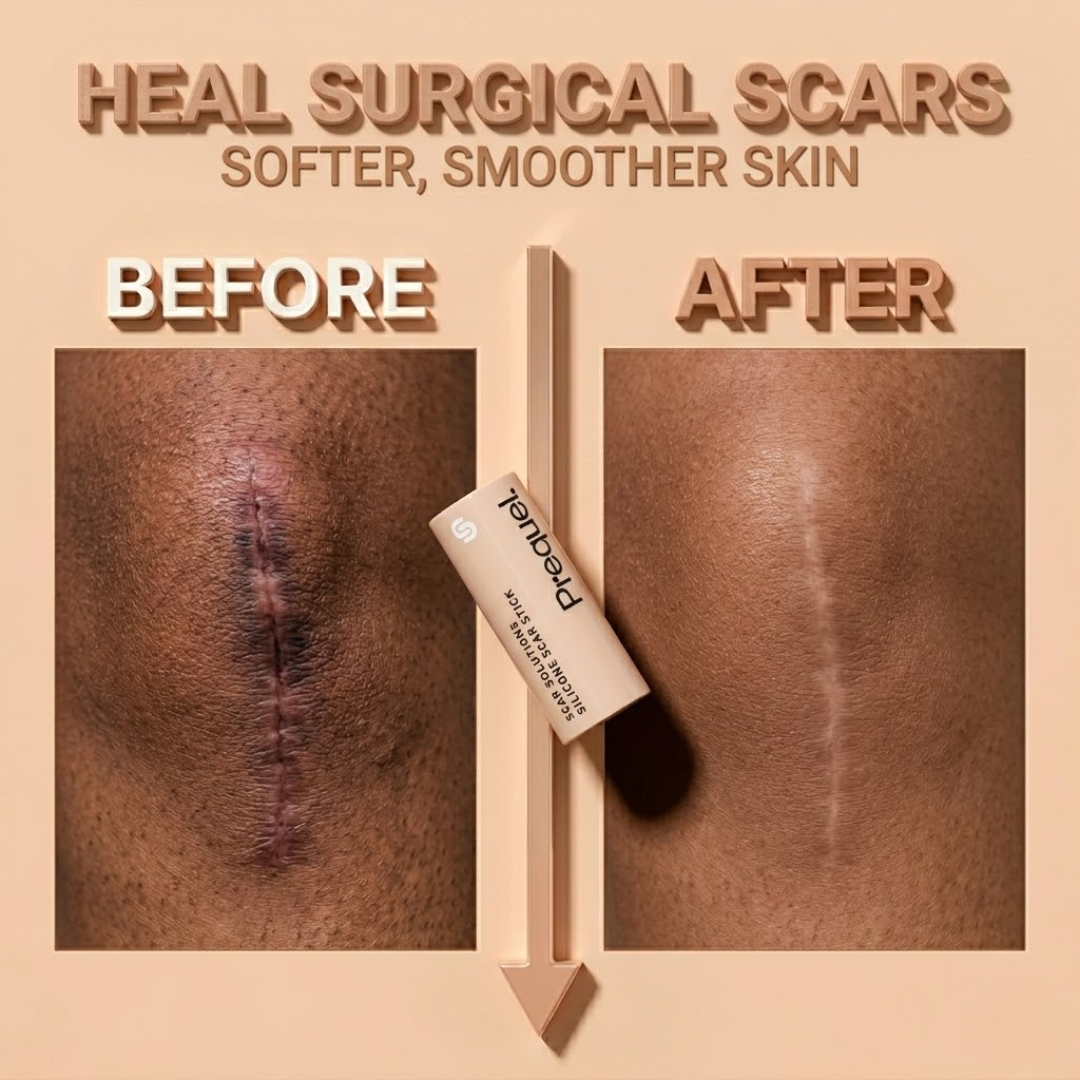 Prequel Silicone Scar Stick | Reduces Scars, Stretch Marks & Warts with Onion Extract + Centella Asiatica + Vitamin E | Smooth & Even Skin