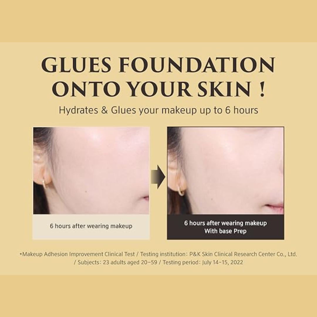 3-in-1 skin base prep serum - for smooth & glowy makeup base (Moisturizer, Primer, Pore minimizer)