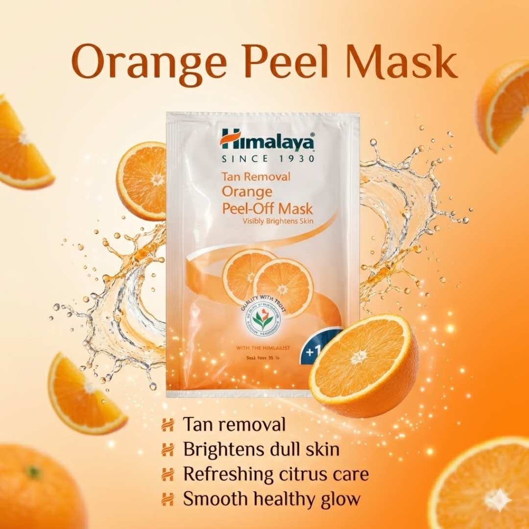 Himalaya Natural Glow Skincare Bundle | Neam Scrub, Nose Strips, Orange Mask & Kesar Face Pack | 5-Step Deep Pore Cleansing