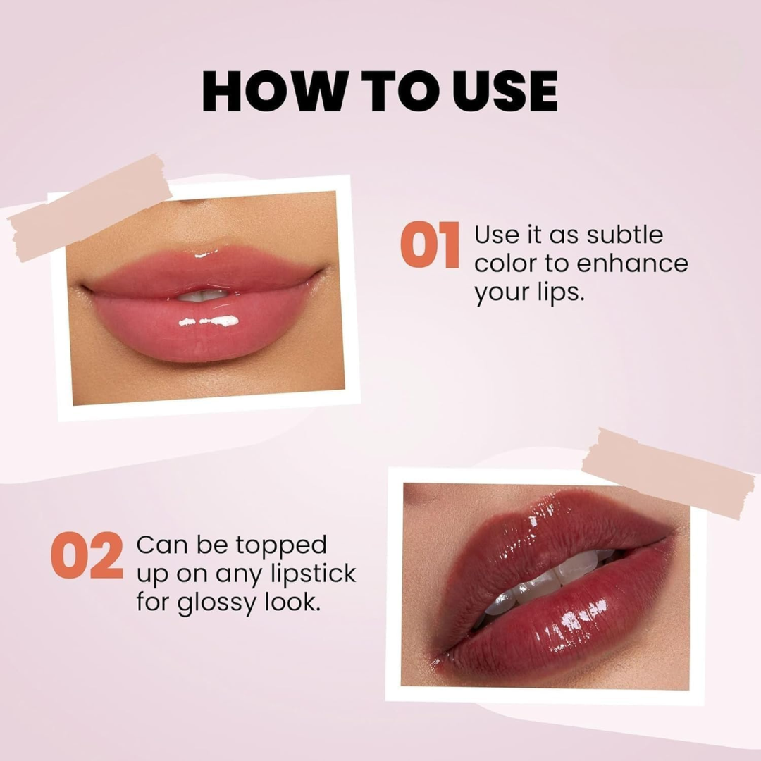 Lamel Stain Hydrating Lip Gloss | 2-in-1 Gloss & Long-Lasting Lip Stain