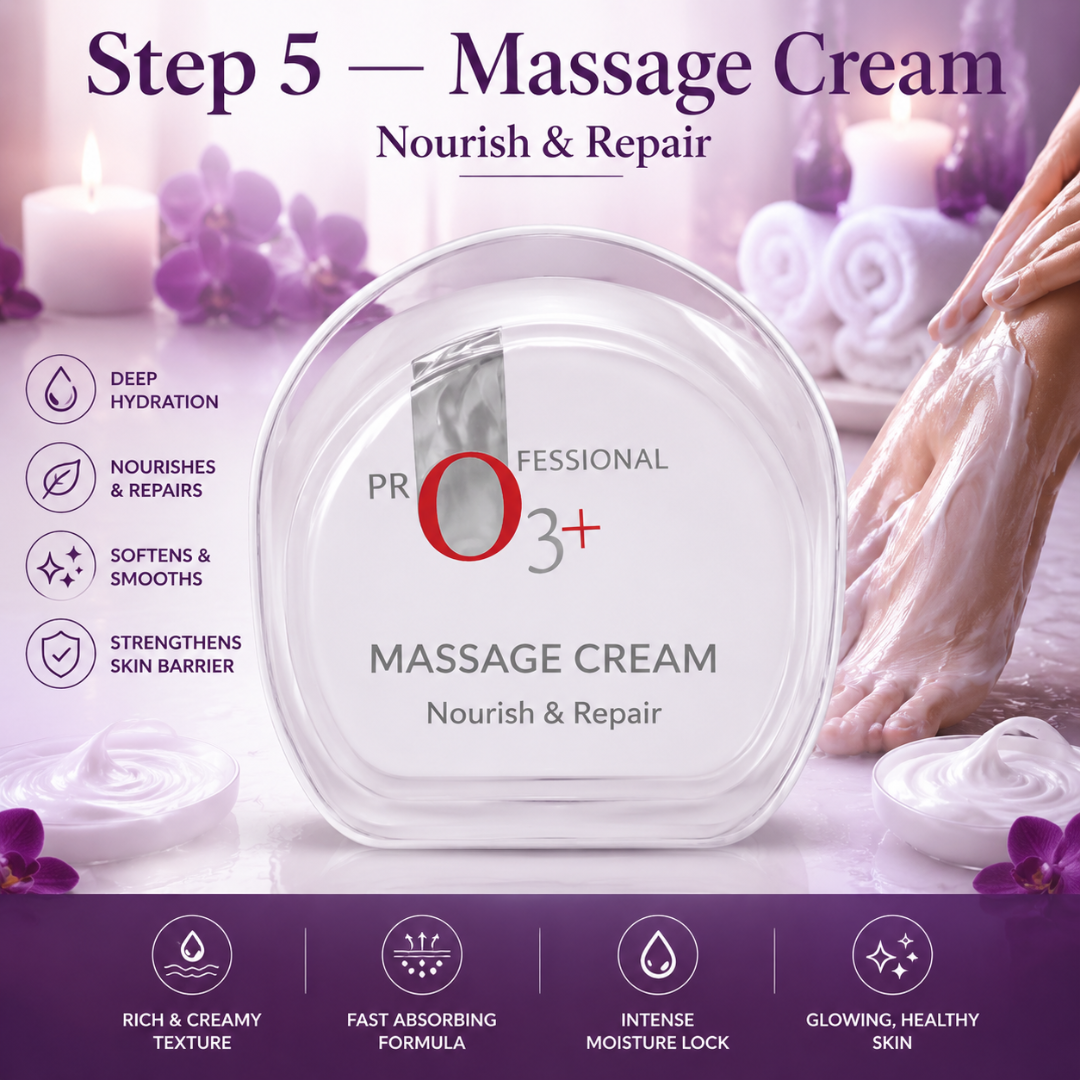 O3+ Pedilogix Spa Kit – Brighten, Smooth & Hydrate – Professional 6-Step Manicure & Pedicure Kit for Hands & Feet – Crystal Wash, Micro Peel, Bubble Gum Gel, Massage Cream & Pedi Mask – Single Use – Spa Results at Home
