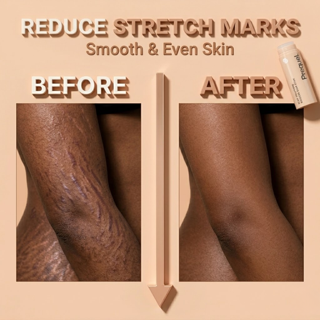 Prequel Silicone Scar Stick | Reduces Scars, Stretch Marks & Warts with Onion Extract + Centella Asiatica + Vitamin E | Smooth & Even Skin