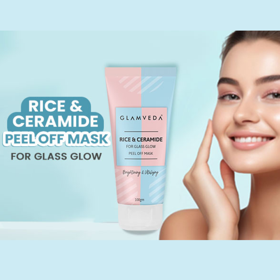 Rice & Ceramide Peel off Mask - Hydrated, Brightening, Clear & Glass Skin